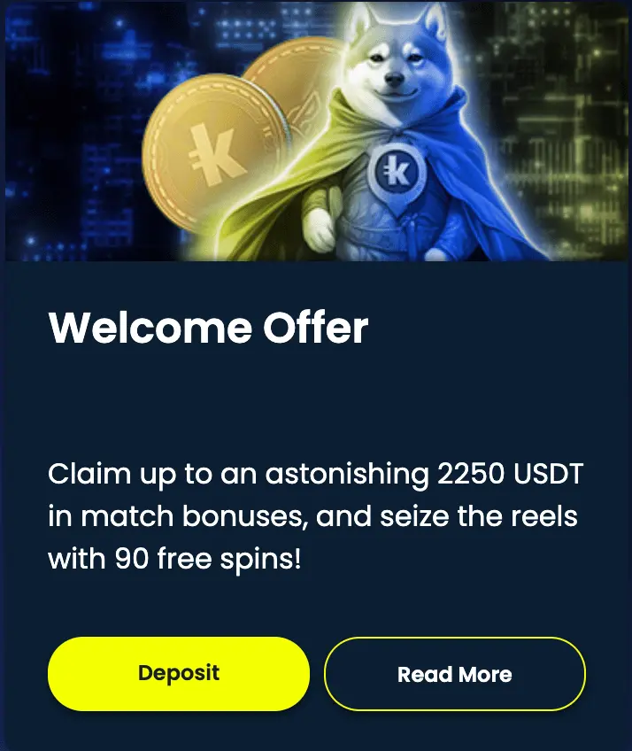kripty casino welcome offer