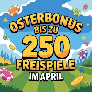 osterbonus bis zu 250 freispiele