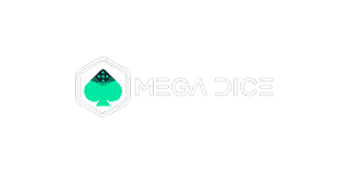 Mega dice casino logo white