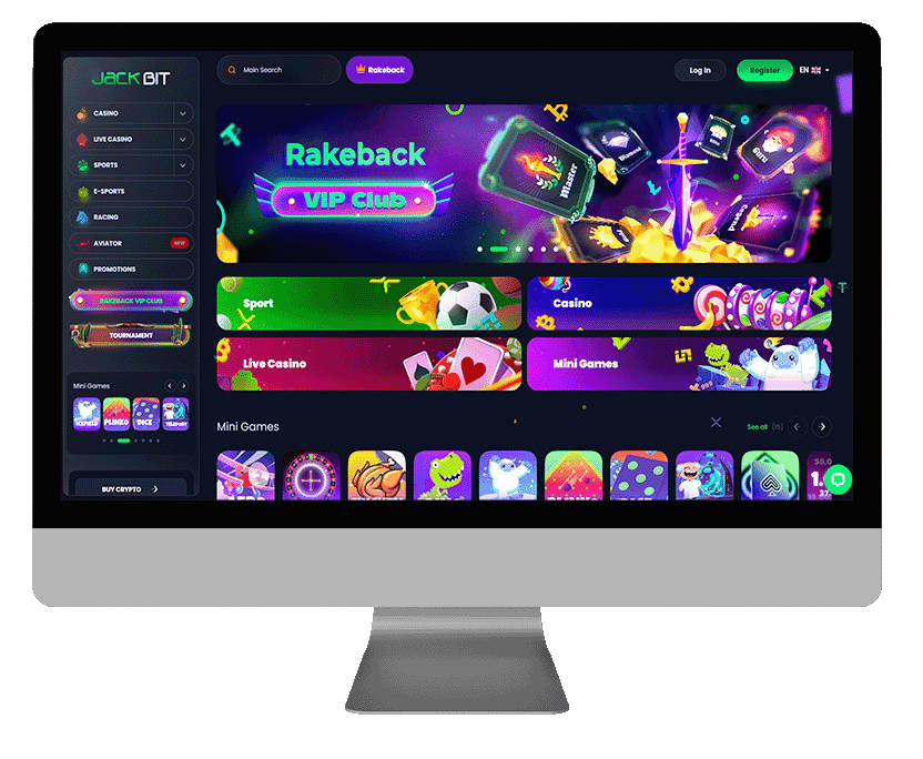 Jackbit casino mockup
