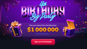 Betfury. birthday