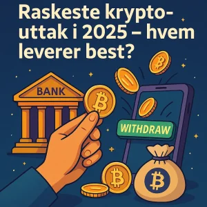 Raskeste krypto-uttak i 2025 – hvem leverer best