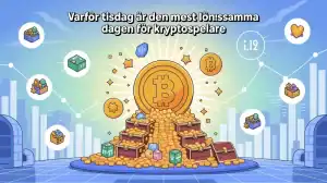 Varför tisdag är den mest lönsamma dagen för kryptospelare