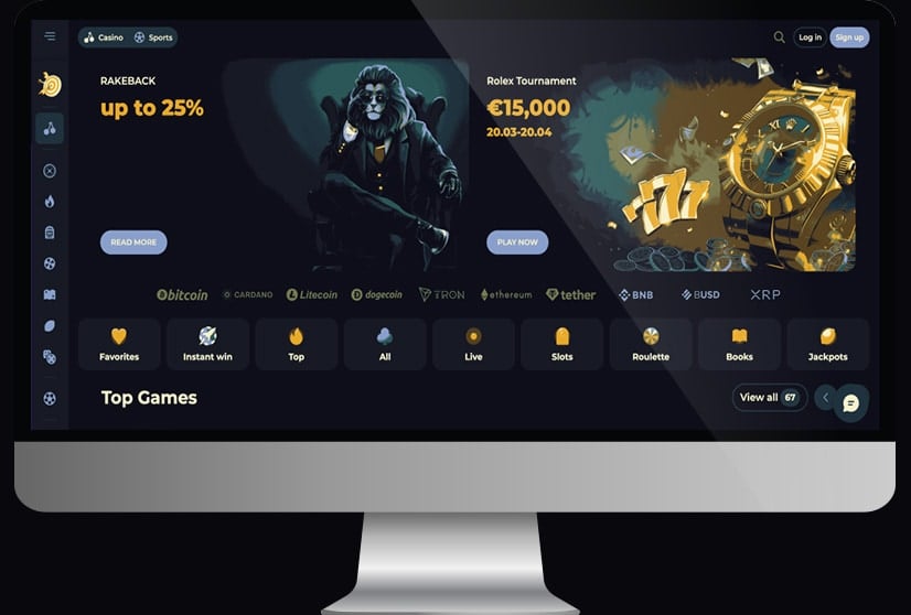Cryptoleo mockup mac