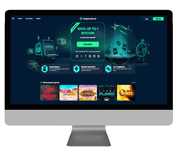 Betpanda desktop mockup