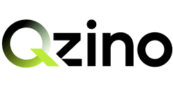 Qzino casino black logo